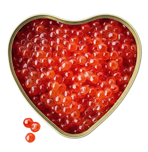 Икра в форме сердца